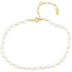 Hultquist Arabella Ankle Chain - Gold/Pearls