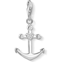 Thomas Sabo Charm Vedhæng Anker Sølv - Grå