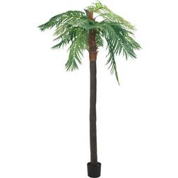 vidaXL Fønikspalme Med Potte 305 cm Grøn Kunstig plante