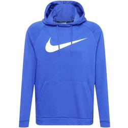Nike Dri-Fit Pullover Swoosh Hoodie - Lapis/White