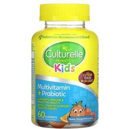 Culturelle Kids Probiotics Multivitamin Probiotic Peach-Orange & Mixed Berry 60 Gummies