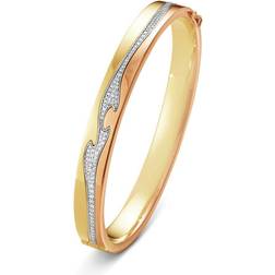 Georg Jensen FUSION armring (stl. L) 18 k gult
