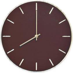 Hemverk Tidsløs Burgundy Oak Vægur