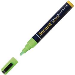 Securit Chalk marker Original grøn 2-6mm skrå spids