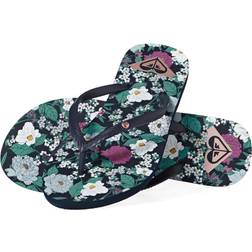 Roxy Bermuda Print Flip Flops True