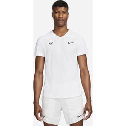 Nike Kortærmet NikeCourt Dri-FIT ADV Rafa-tennisoverdel til mænd