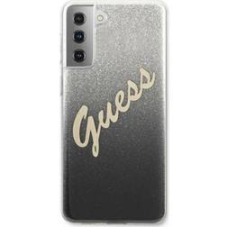 Guess GUHCS21MPCUGLSBK S21 G996 czarny/black hardcase Glitter Gradient Script