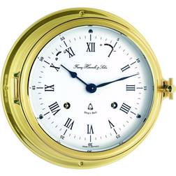 Hermle 35065-000132 Norfolk Brass Ships Bell Wall Wall Clock