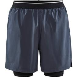Craft Adv Charge 2-In-1 Stretch Shorts - Asphalt