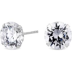 Simply Silver Simply Sterling 925 Cubic Zirconia Stud Earring