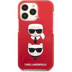 Karl Lagerfeld KLHCP13LTPE2TR iPhone 13 Pro 13 6,1 hardcase czerwony/red Karl&Choupette Head