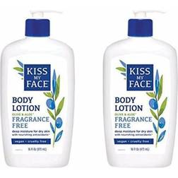 Kiss My Face 388505 Fragrance Free Body Lotion
