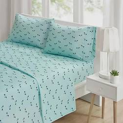 Intelligent Design Novelty Dog Bed Sheet Blue (259.08x228.6cm)