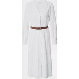 Michael Kors Spitzen Kleid Mit Gürtel