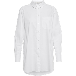 Part Two Lulas Long Poplin Shirt - White