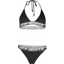 Off-White Logo Two-Piece Swimsuit