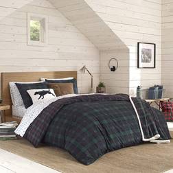 Eddie Bauer Woodland Tartan Bedspread Green (243.84x233.68cm)
