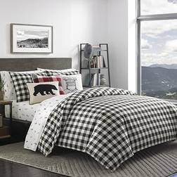 Eddie Bauer Mountain Bedspread Black (243.84x233.68cm)