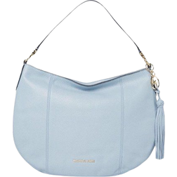 Michael Kors Brooke Large Zip Hobo Shoulder Bag - Pale Blue