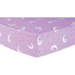 Trend Lab Unicorn Moon Flannel Fitted Crib Sheet 28x52"