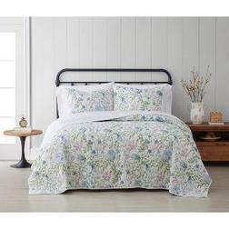Cottage Classics Field Floral Quilts Multicolour (228.6x172.72cm)