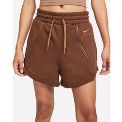 Nike Air Women's High Rise Fleece Shorts - Cacao Wow/Ale Brown