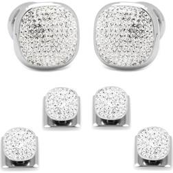 Cufflinks Inc Men's Pave Cufflink and Stud Set