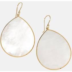 Ippolita 18K Polished Rock Candy Jumbo Teardrop Earrings in Mother-of-Pearl