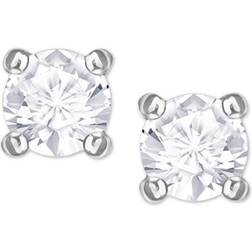 Swarovski Swarovaki Silver-Tone Crystal Stud Earrings