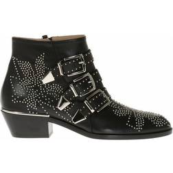 Chloé Susanna Pointed-Toe Studded Booties - Women's