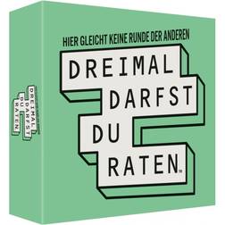 Pegasus Spiele Kylskapspoesi Gesellschaftsspiel Dreimal darfst du raten