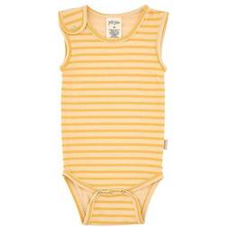 Petit Piao Bodysuit Sleeveless - Yellow Sun Stribed (PP418-SS22-3)