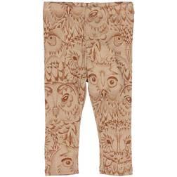 Soft Gallery Wool Leggings Hello Owl - Cuban Sand (SG1803 )