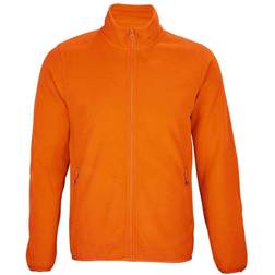 Sol's Chaqueta de forro polar reciclado Factor para hombre - Rojo/Marrón/Negro