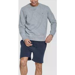 Panos Emporio Element Sweater - Korenblauw Katoen