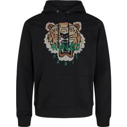 Kenzo Cross-Stitch Tiger Cotton-Jersey Hoodie