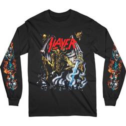 Slayer: Unisex Long Sleeved T-Shirt/Airbrush Demon (Sleeve Print) (X-Large)