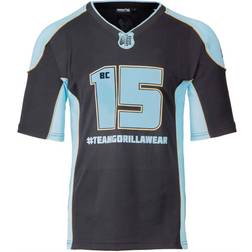 Gorilla Wear Athlete T-Shirt 2.0 - Black/Light Blue