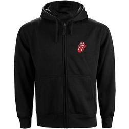 The Rolling Stones: Unisex Zipped Hoodie/Classic Tongue (Back Print) (XX-Large)