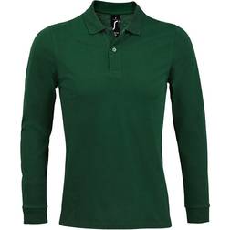 Sol's Mens Perfect Long Sleeve Piqu Polo Shirt (Bottle Green)