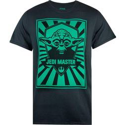 Star Wars Yoda Jedi Master Poster T-skjorte - Svart/Grønn