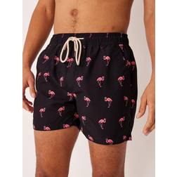 Oas Flamingo Swim Shorts - Svart