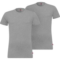 Levi's Camiseta Solid Crew T-Shirt - Blanco