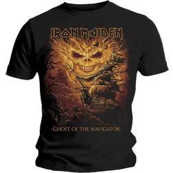 Iron Maiden Unisex T-Shirt/Ghost of the Navigator (Medium)