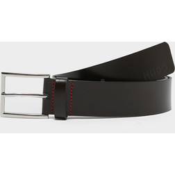 HUGO BOSS Giaspo Sz40 Läderbälte Med Logotypprägling - Svart