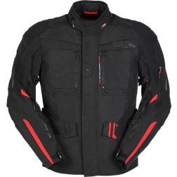 Furygan Explorer Motorcycle Textile Jacket, black-red