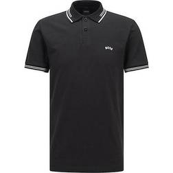 HUGO BOSS Stretch Cotton Slim-Fit Polo Shirt - Svart