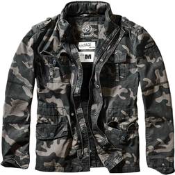 Brandit Britannia Jacka (Black Camo, 2XL)