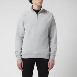 FARAH Sudadera Jim Half Zip Sweatshirt - Grey