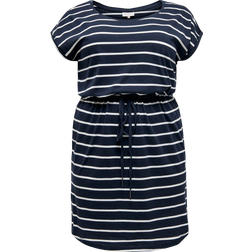 Only Carapril Short Dress - Cloud Dancer/Night Sky